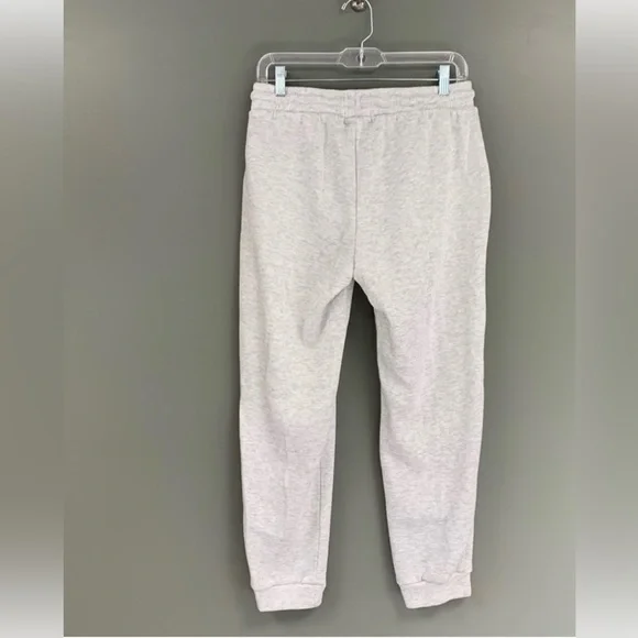 Rae Dunn Gray 2-Pocket Sweat Track Pants Joggers sz L EUC Soft Fleece - Picture 6 of 17